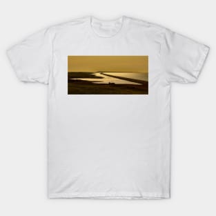 Fleet Lagoon, Chesil Bank, Dorset T-Shirt